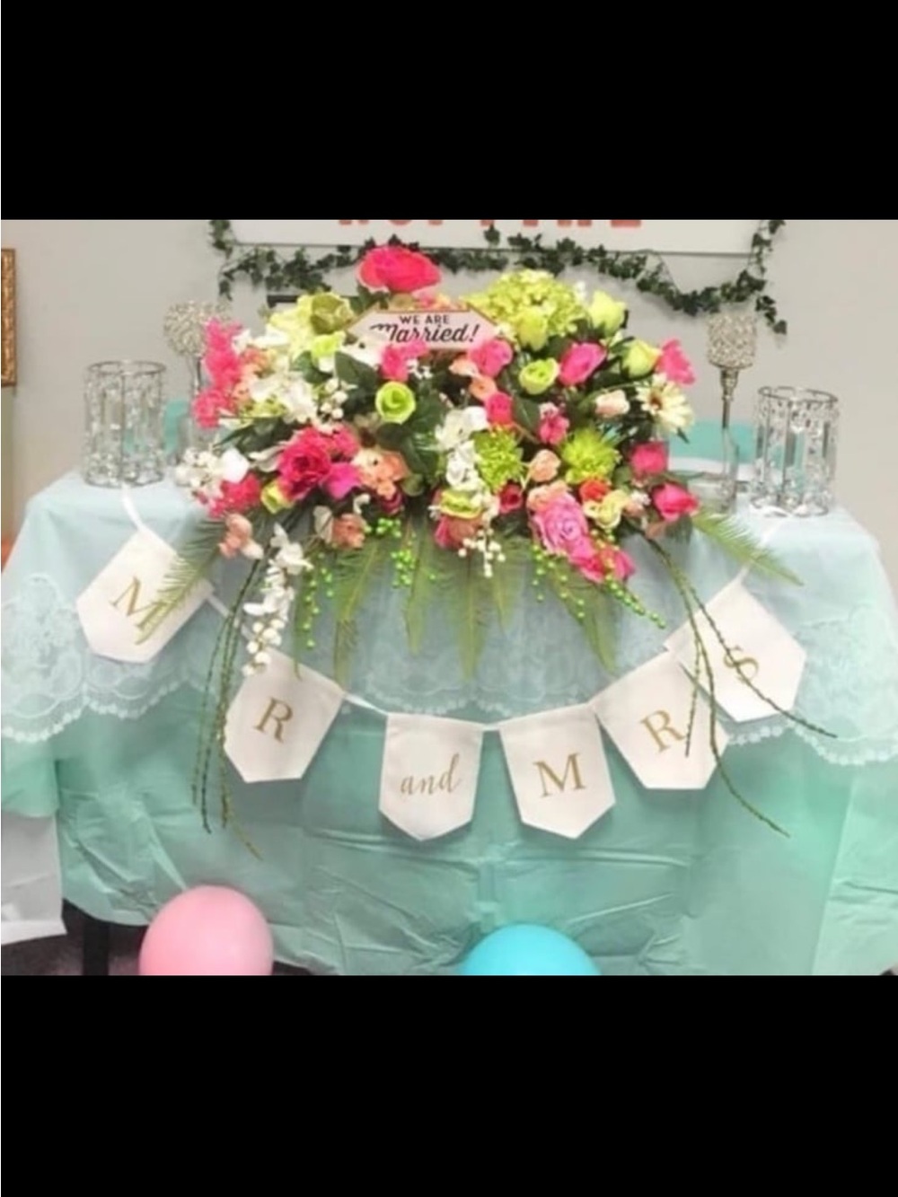 Hobby Lobby Mr & Mrs Linen Banner